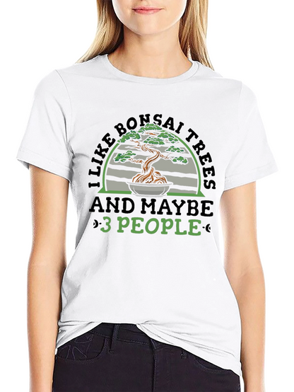 Bonsai Trees & 3 People Graphic Tee