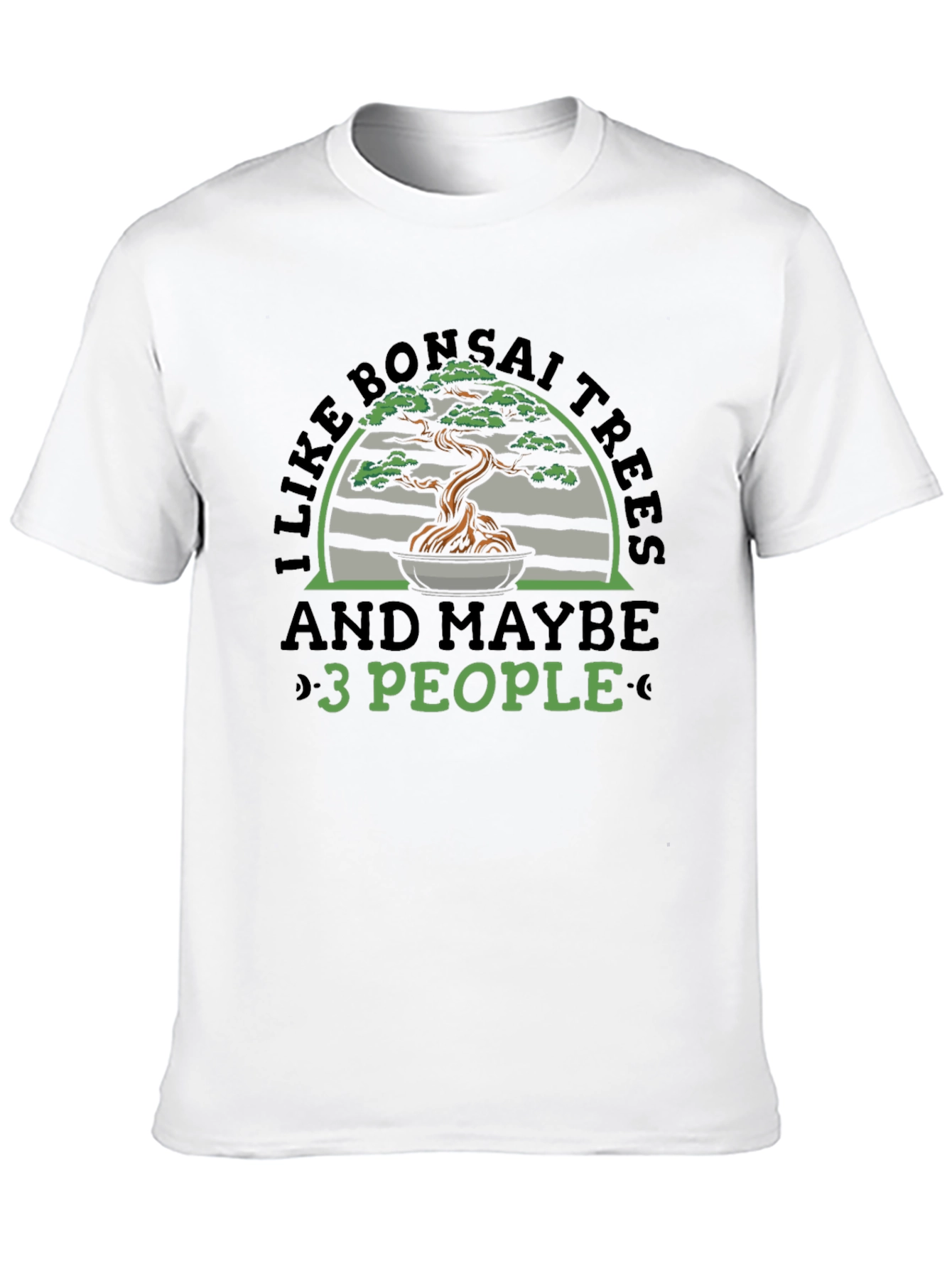 Bonsai Trees & 3 People Graphic Tee