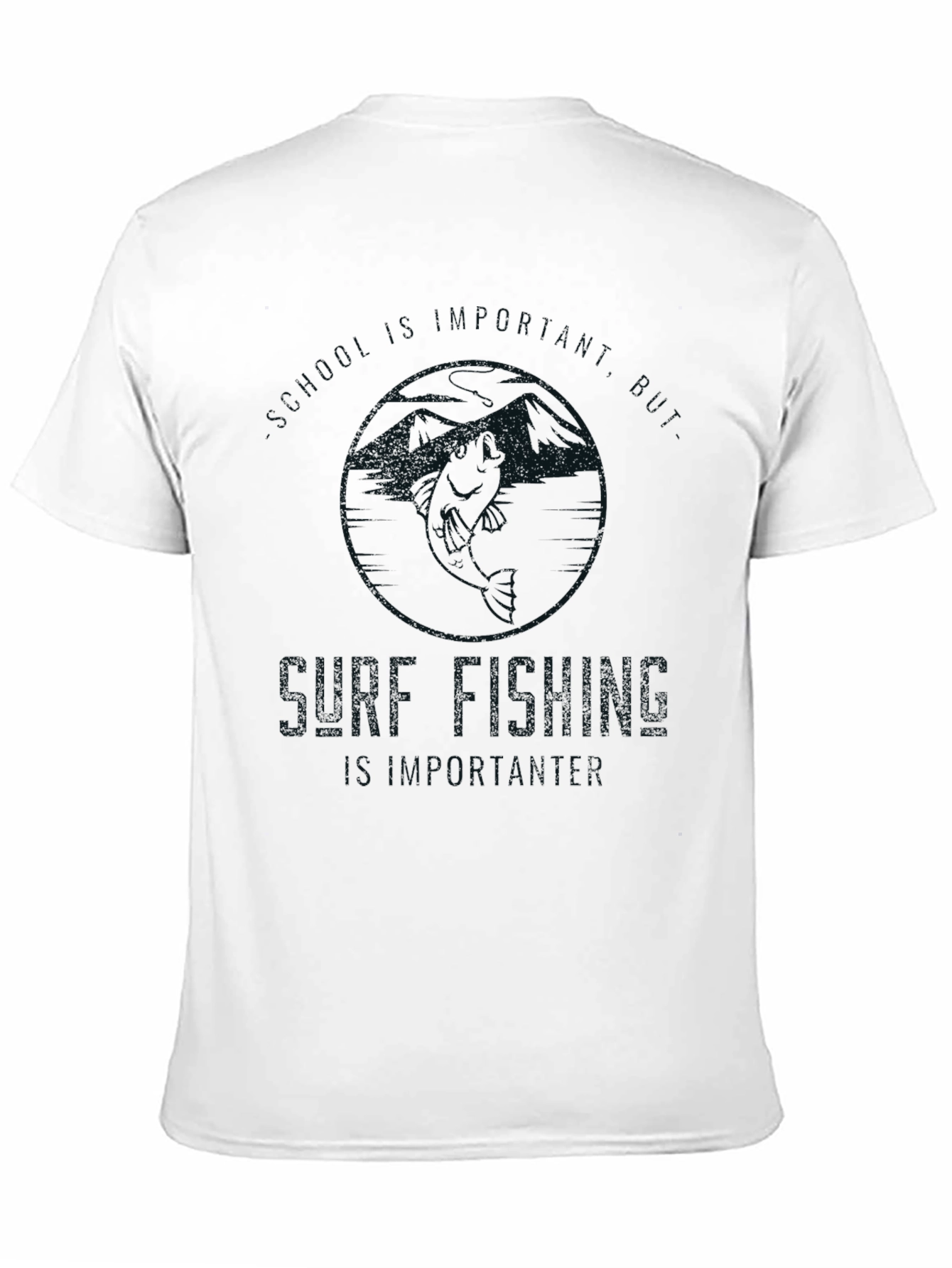 Shore Fishing Apparel T-Shirt - Black