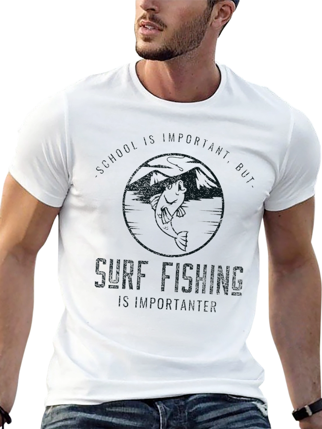 Shore Fishing Apparel T-Shirt - Black