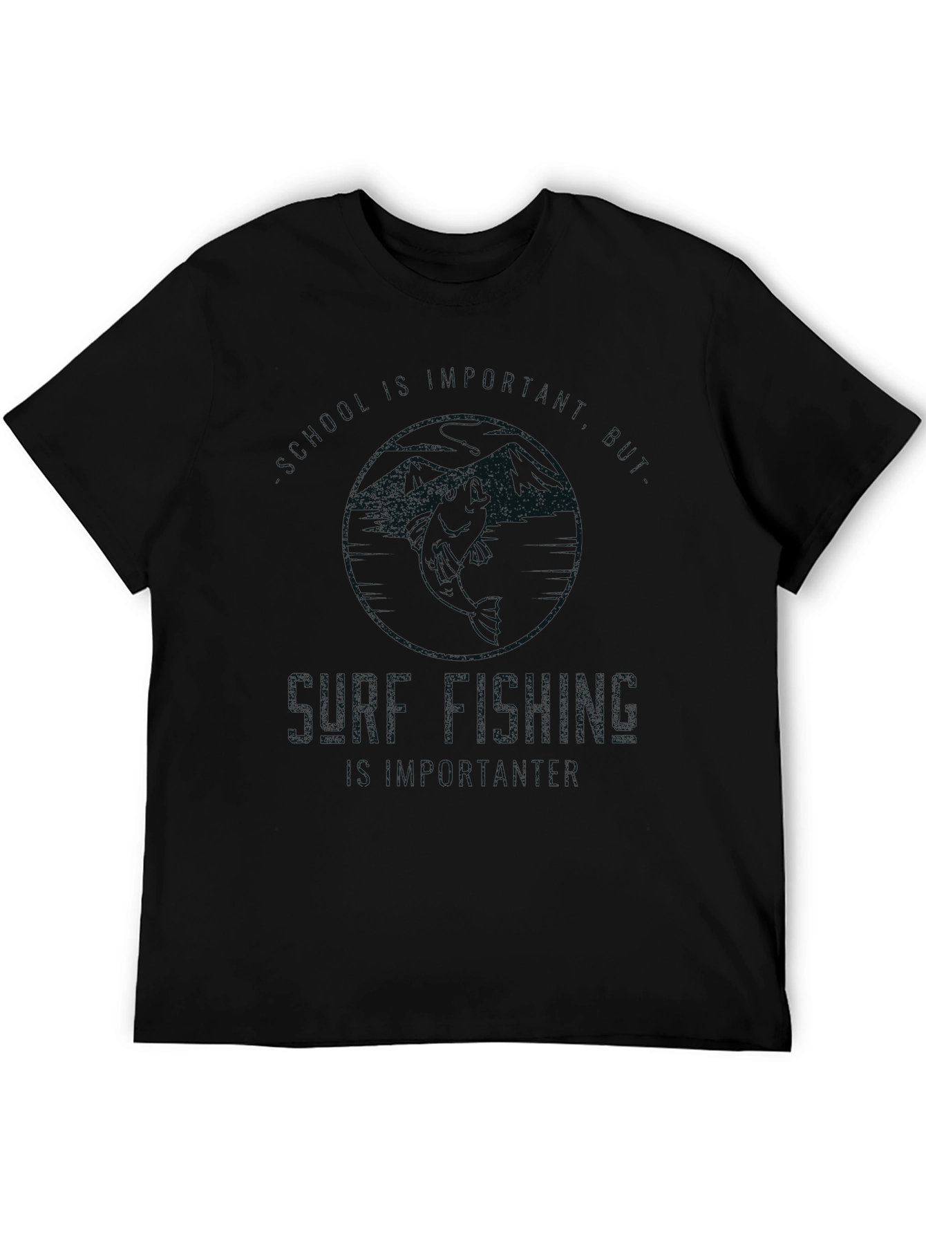 Shore Fishing Apparel T-Shirt - Black