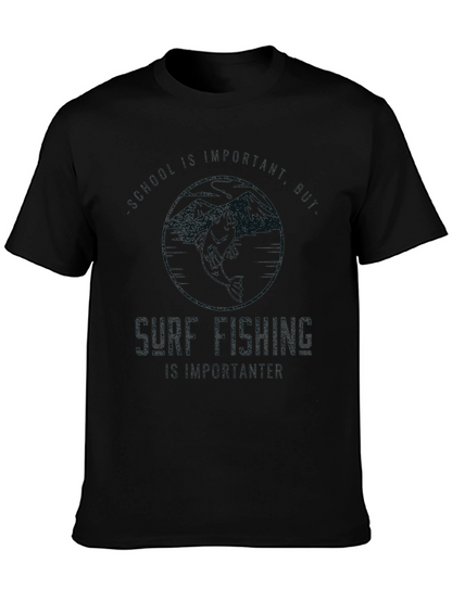 Shore Fishing Apparel T-Shirt - Black