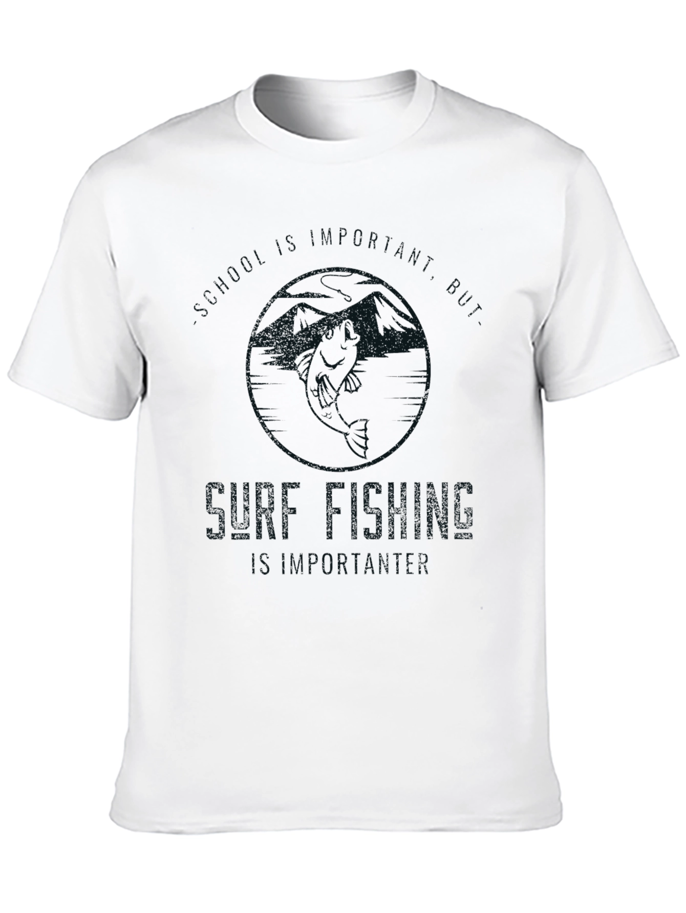 Shore Fishing Apparel T-Shirt - Black