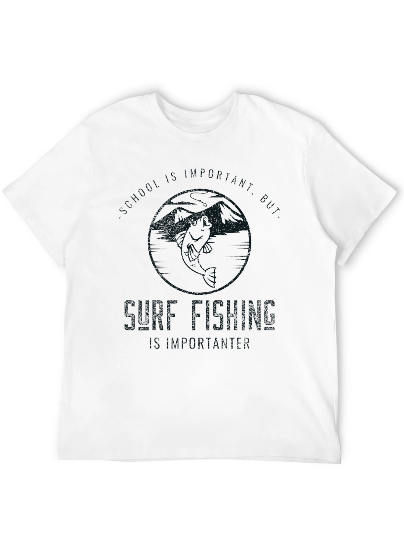 Shore Fishing Apparel T-Shirt - Black