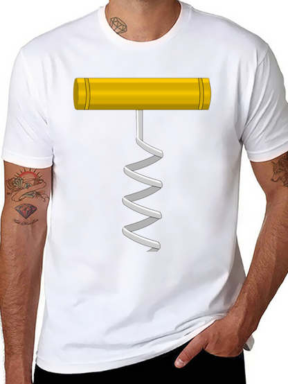 Wine Opener Graphic T-Shirt - Funny Sommelier Tee