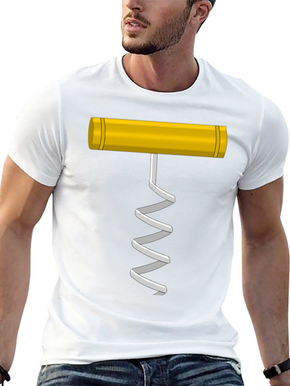 Wine Opener Graphic T-Shirt - Funny Sommelier Tee