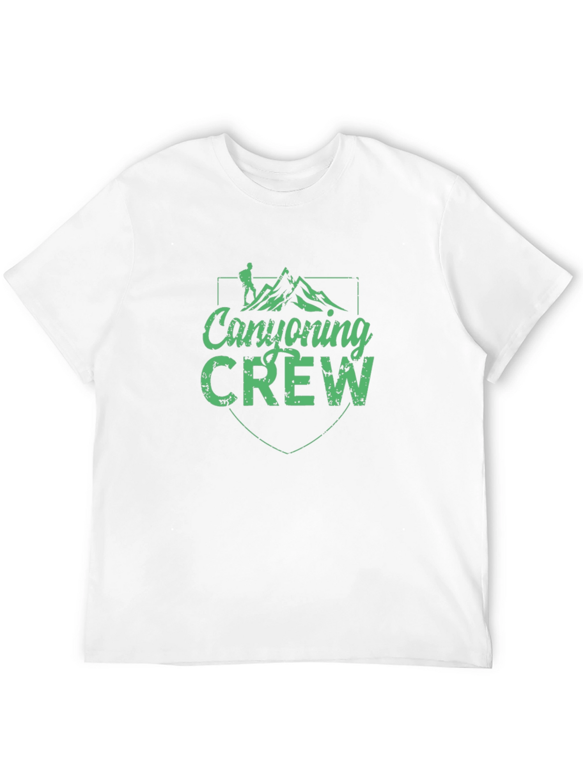 Canyoning Crew Black Graphic Tee - Adventure Ready!