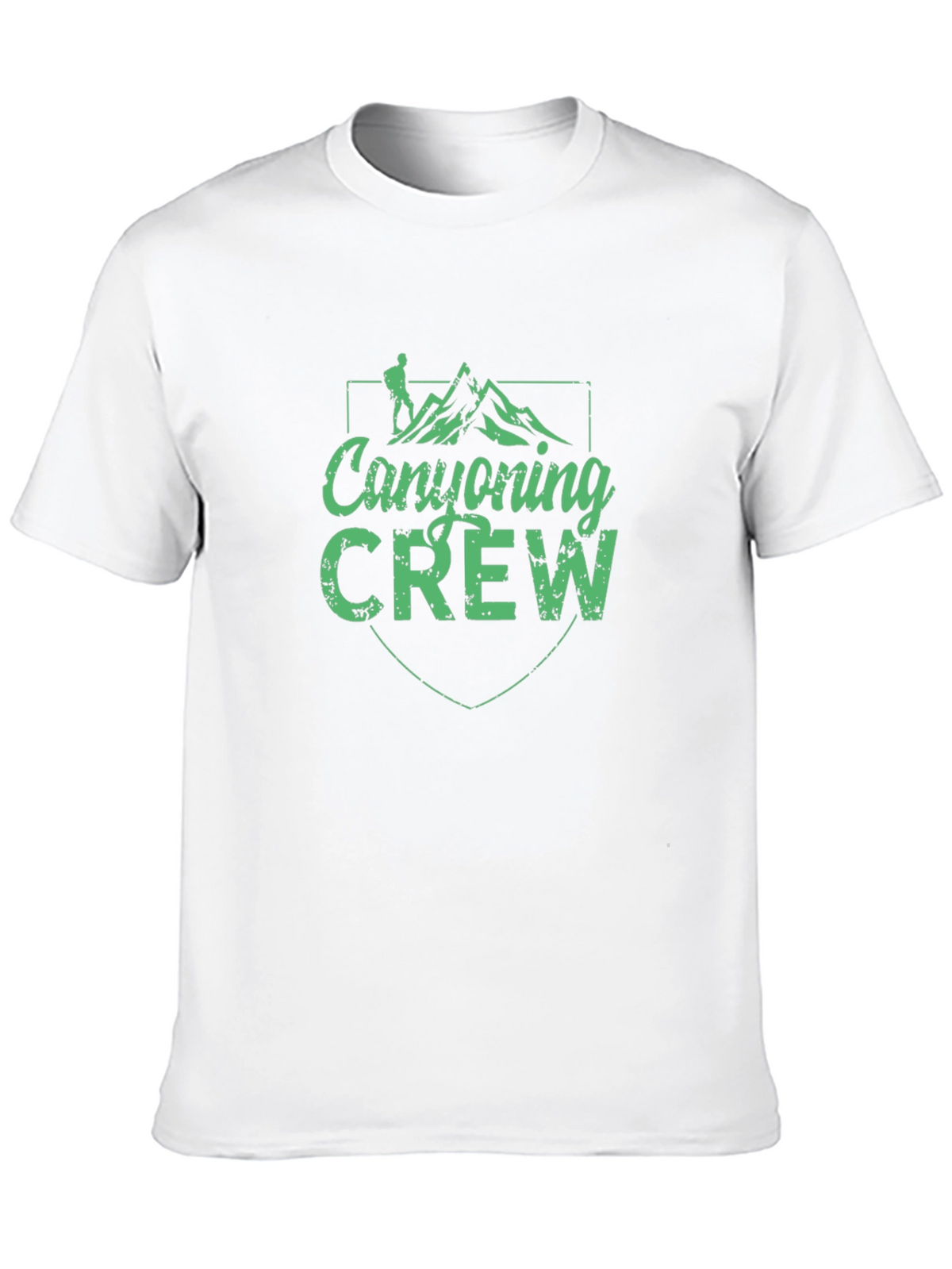 Canyoning Crew Black Graphic Tee - Adventure Ready!