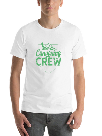 Canyoning Crew Black Graphic Tee - Adventure Ready!