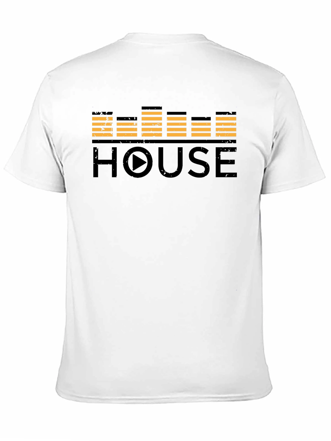 House Music Equalizer Black T-Shirt