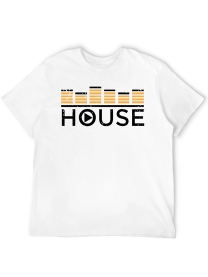 House Music Equalizer Black T-Shirt