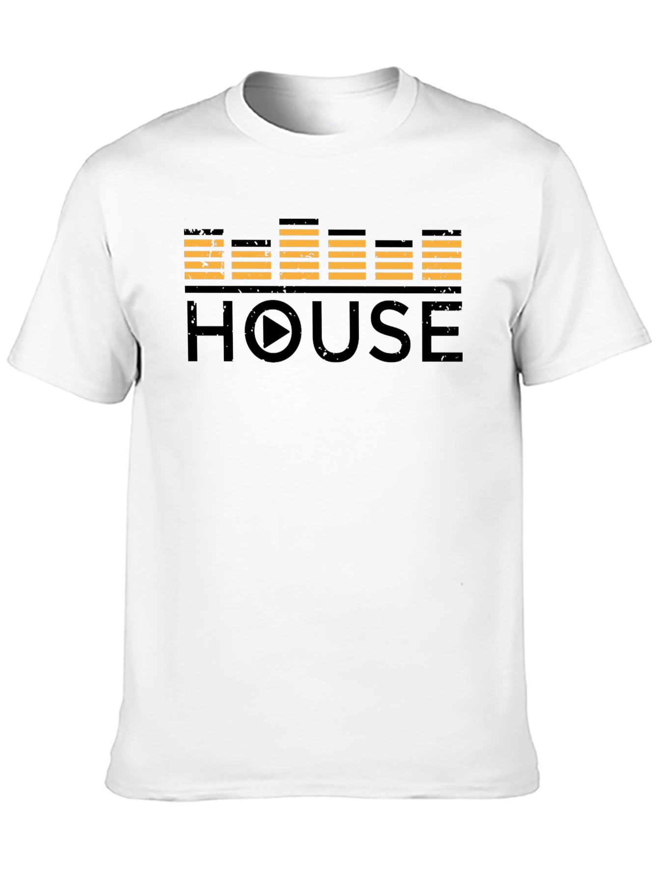 House Music Equalizer Black T-Shirt
