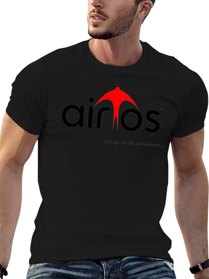 Airos Performance Black T-Shirt