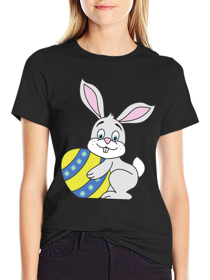Easter Bunny with Egg T-Shirt - Festive Apparel