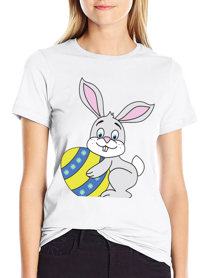 Easter Bunny with Egg T-Shirt - Festive Apparel