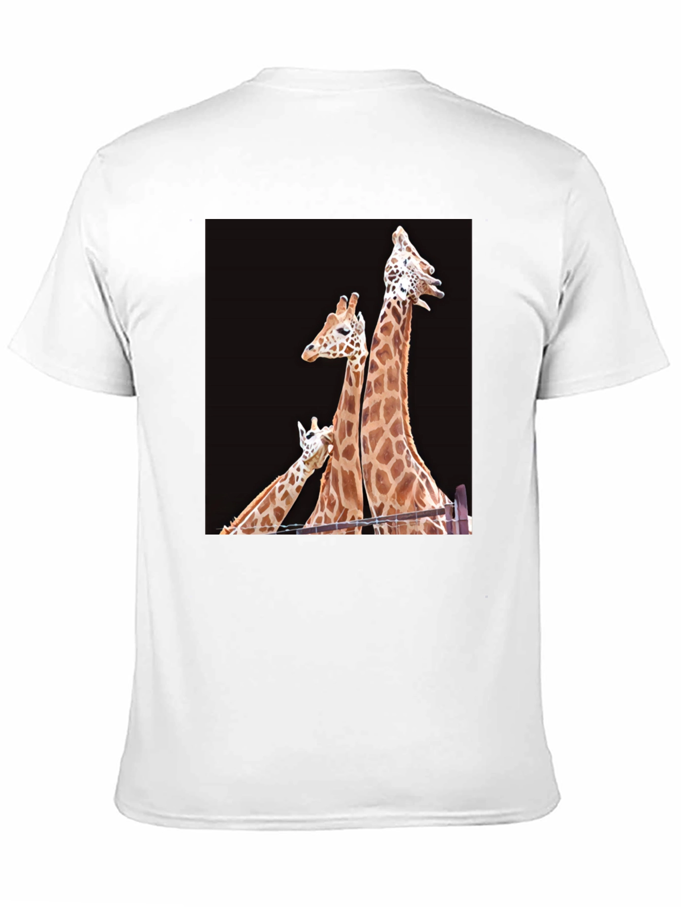 Giraffe Family Graphic T-Shirt