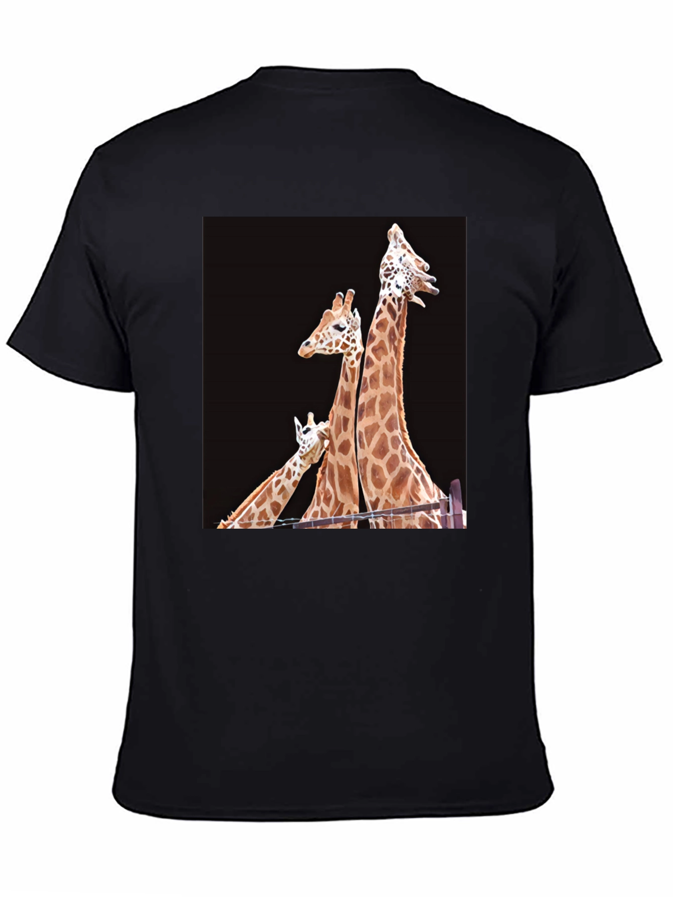 Giraffe Family Graphic T-Shirt
