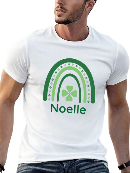 St. Patricks Day Rainbow Clover Tee