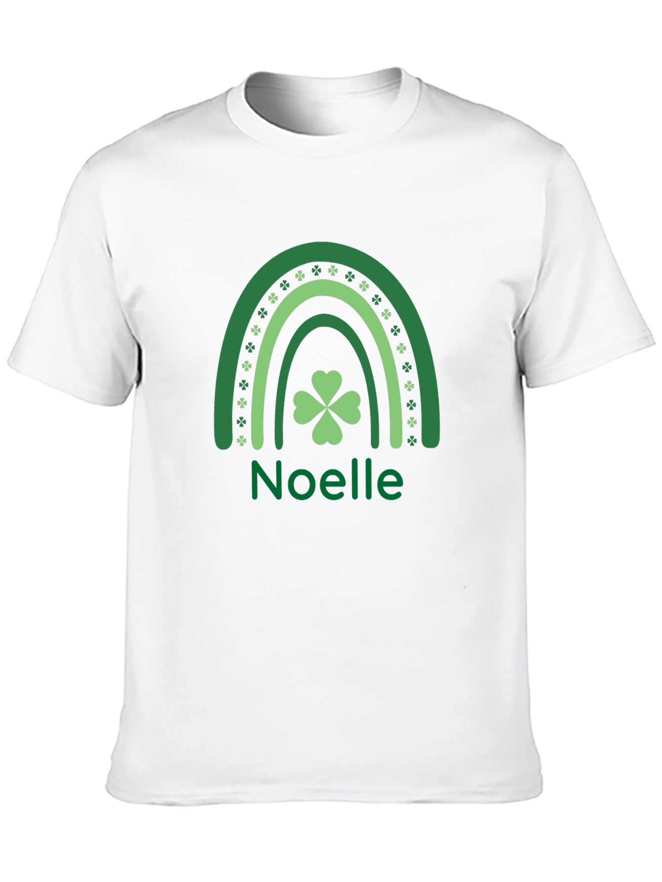 St. Patricks Day Rainbow Clover Tee