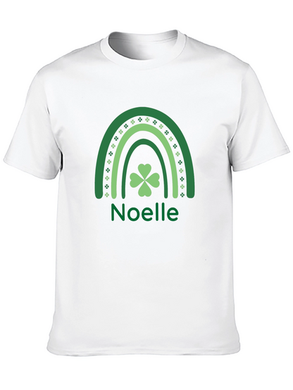 St. Patricks Day Rainbow Clover Tee