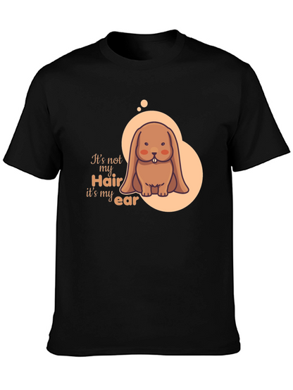 Funny Rabbit Ear T-Shirt - Cute Bunny Lover Tee