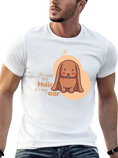 Funny Rabbit Ear T-Shirt - Cute Bunny Lover Tee