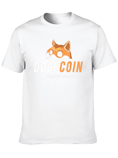 Dogecoin Digital Currency Graphic Tee - Black