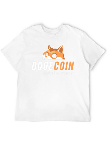 Dogecoin Digital Currency Graphic Tee - Black