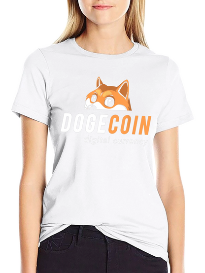 Dogecoin Digital Currency Graphic Tee - Black