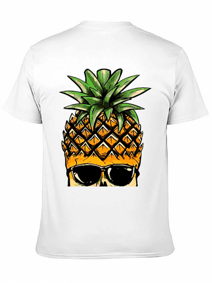 Cool Pineapple Graphic Tee - Black T-Shirt