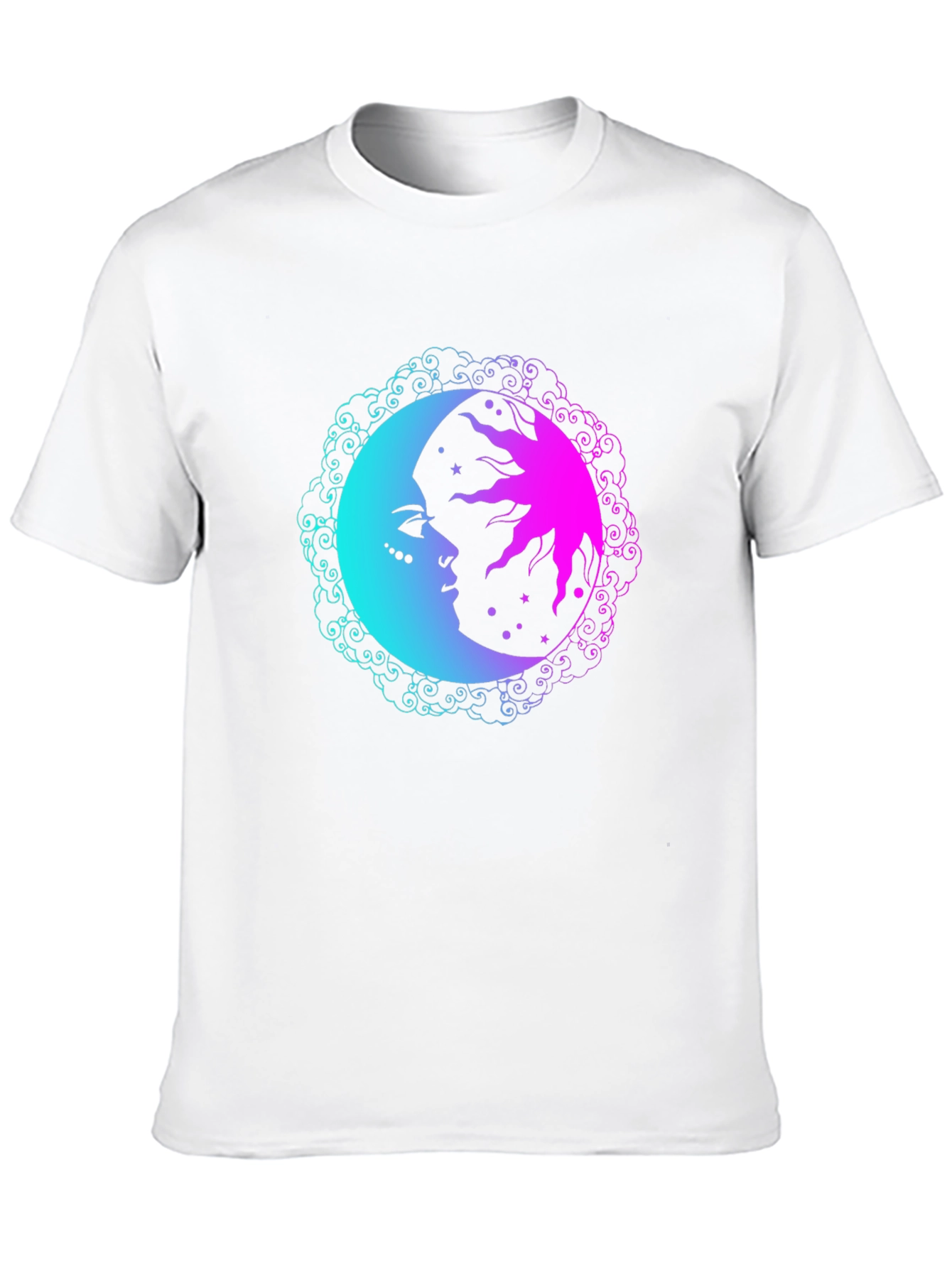 Sun & Moon Graphic Tee - Cosmic Comfort