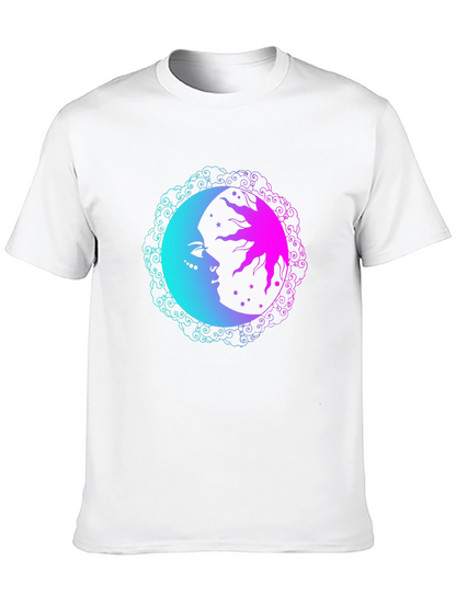 Sun & Moon Graphic Tee - Cosmic Comfort