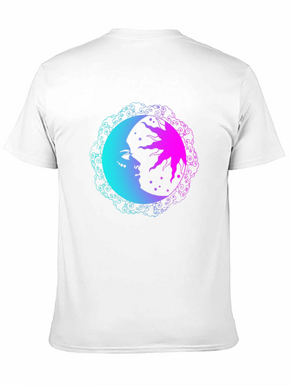 Sun & Moon Graphic Tee - Cosmic Comfort