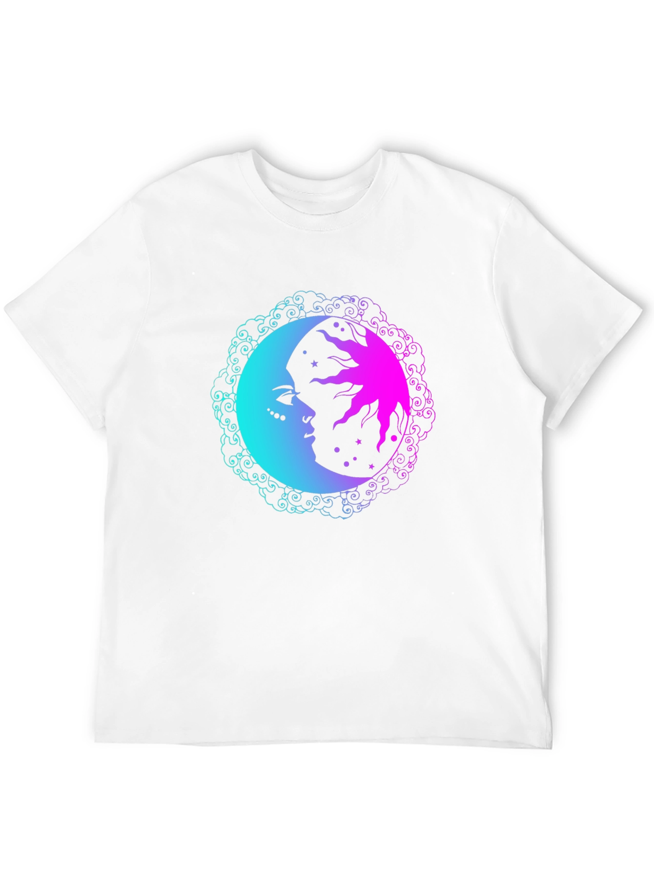 Sun & Moon Graphic Tee - Cosmic Comfort