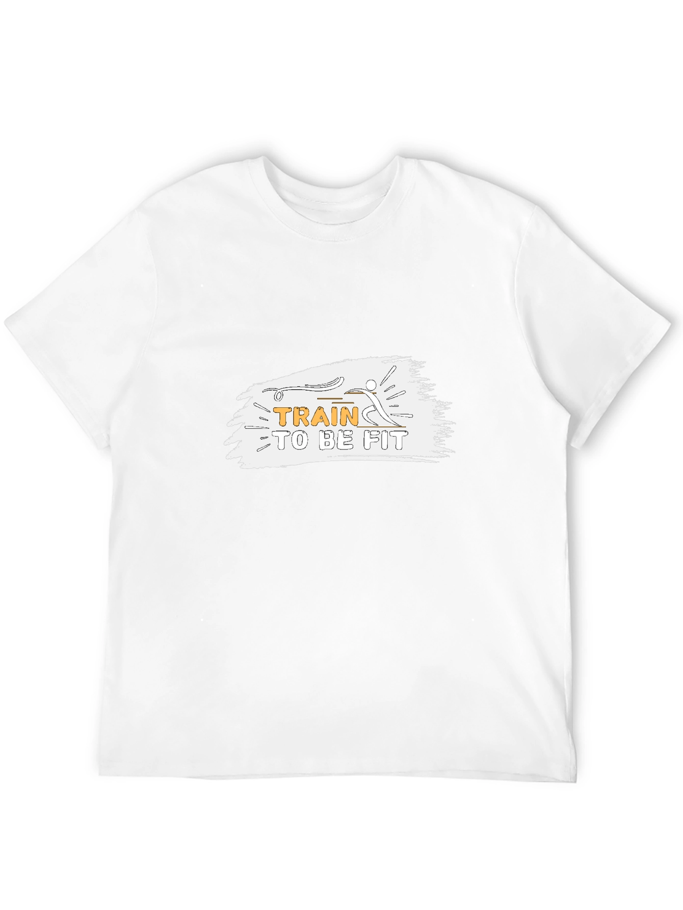 Train to be Fit Black Graphic Tee