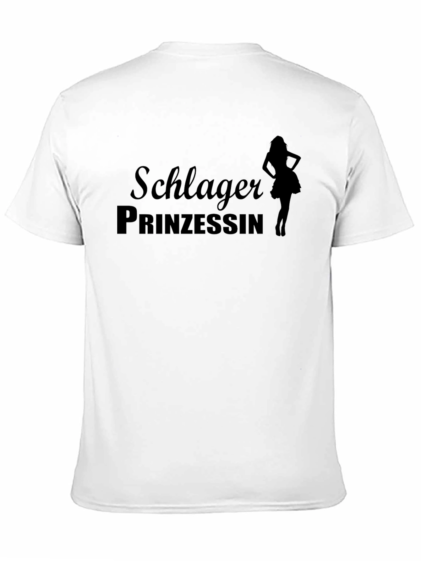 Schlager Prinzessin Black Graphic T-Shirt