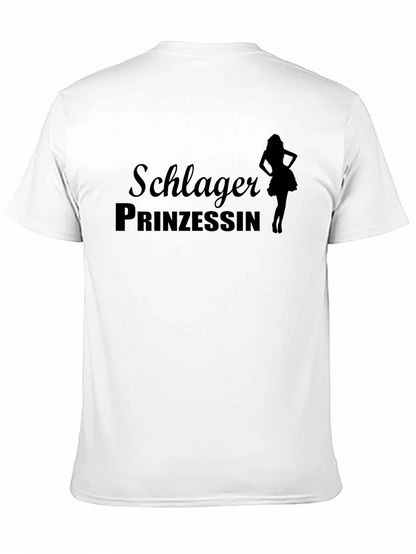 Schlager Prinzessin Black Graphic T-Shirt