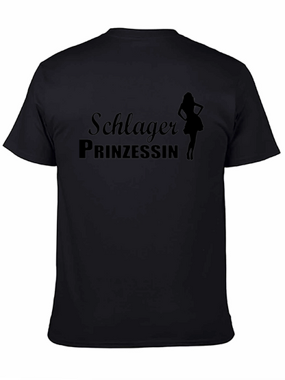 Schlager Prinzessin Black Graphic T-Shirt