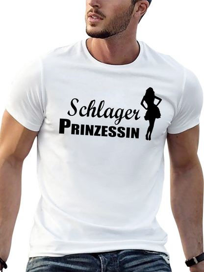 Schlager Prinzessin Black Graphic T-Shirt