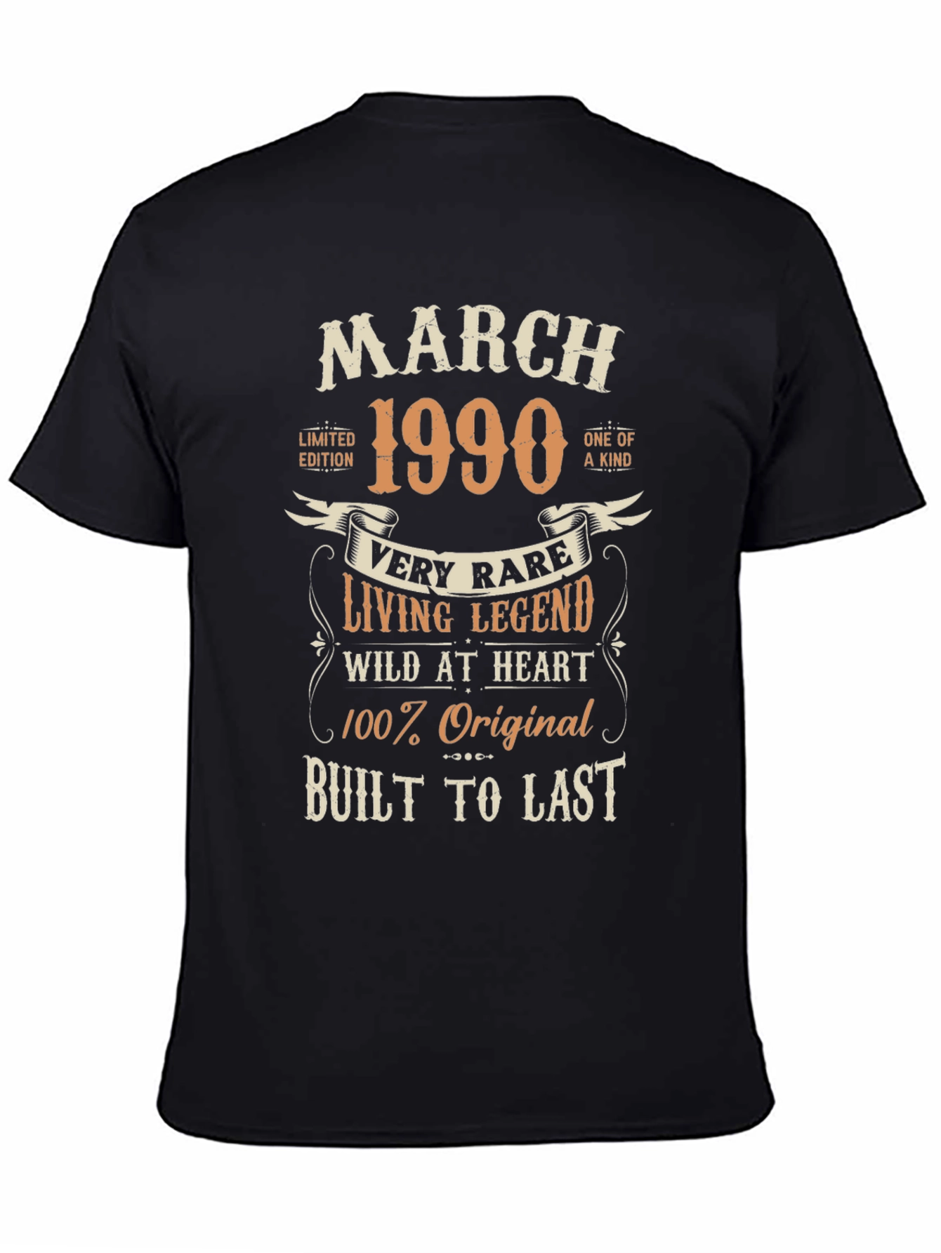 March 1990 Limited Edition Birthday T-Shirt