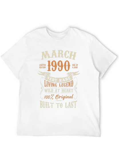 March 1990 Limited Edition Birthday T-Shirt
