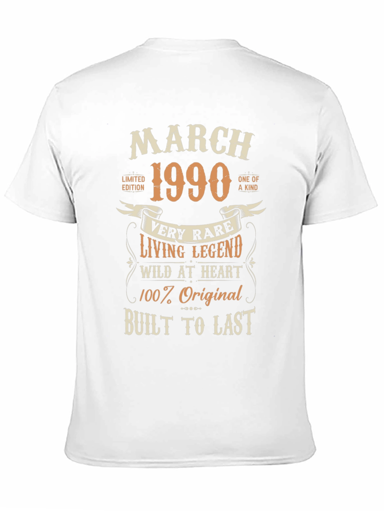 March 1990 Limited Edition Birthday T-Shirt