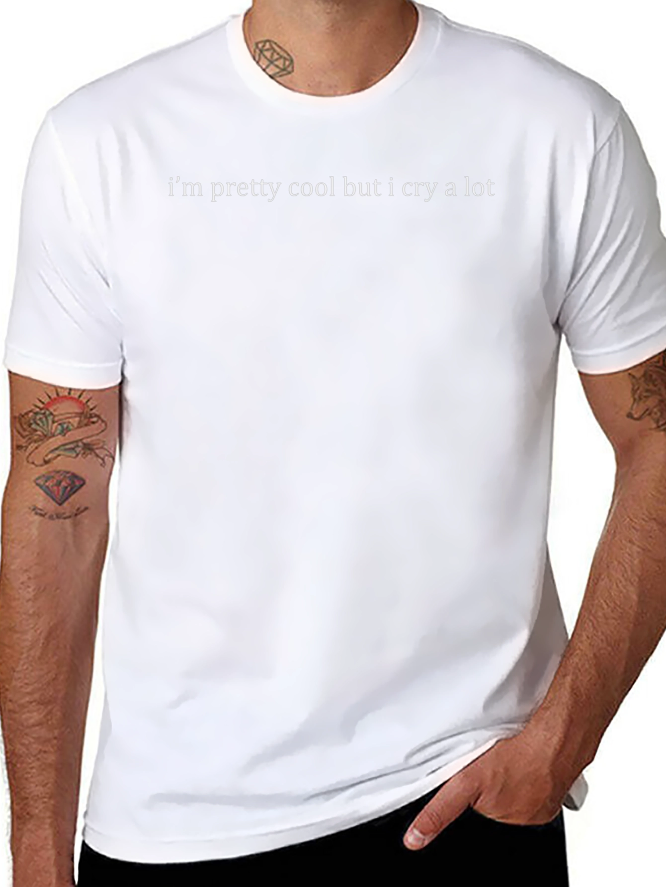 Cool Cryer T-Shirt - Black Cotton Tee