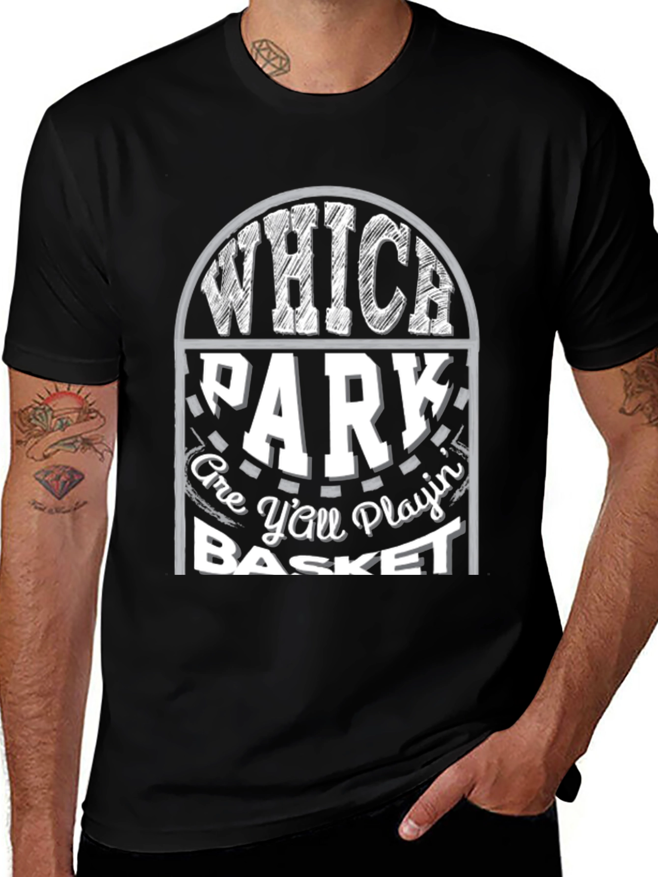Which Park Are Yall Playin Basketball T-Shirt