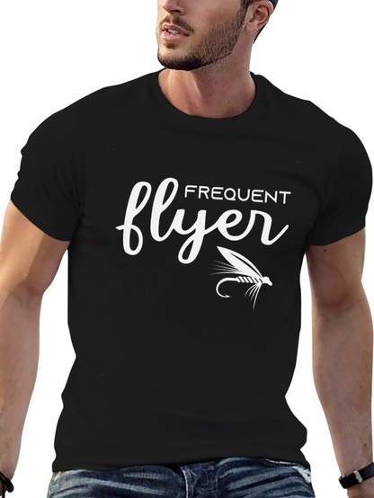Frequent Flyer T-Shirt - Angler Fly Fishing Tee
