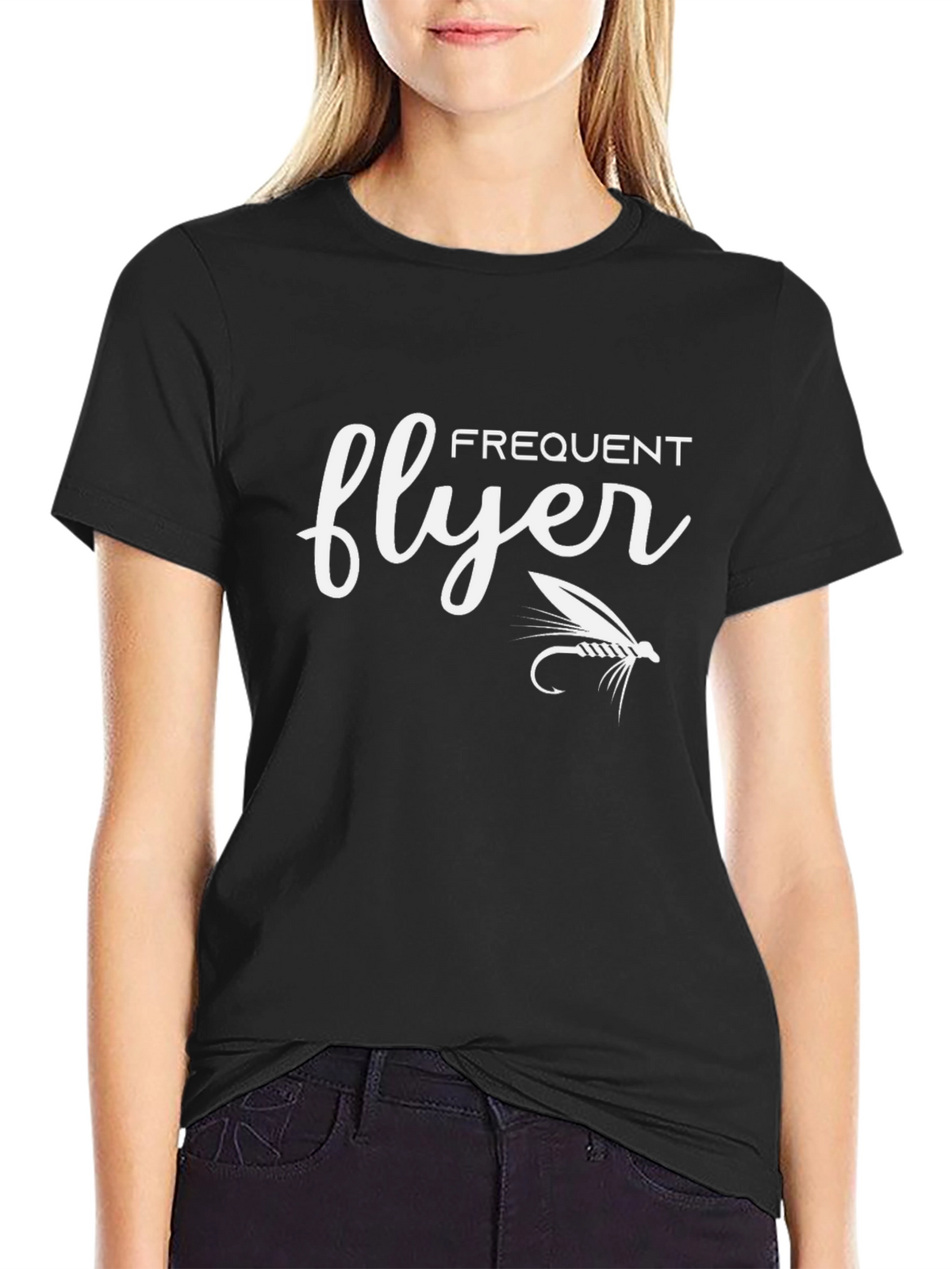 Frequent Flyer T-Shirt - Angler Fly Fishing Tee