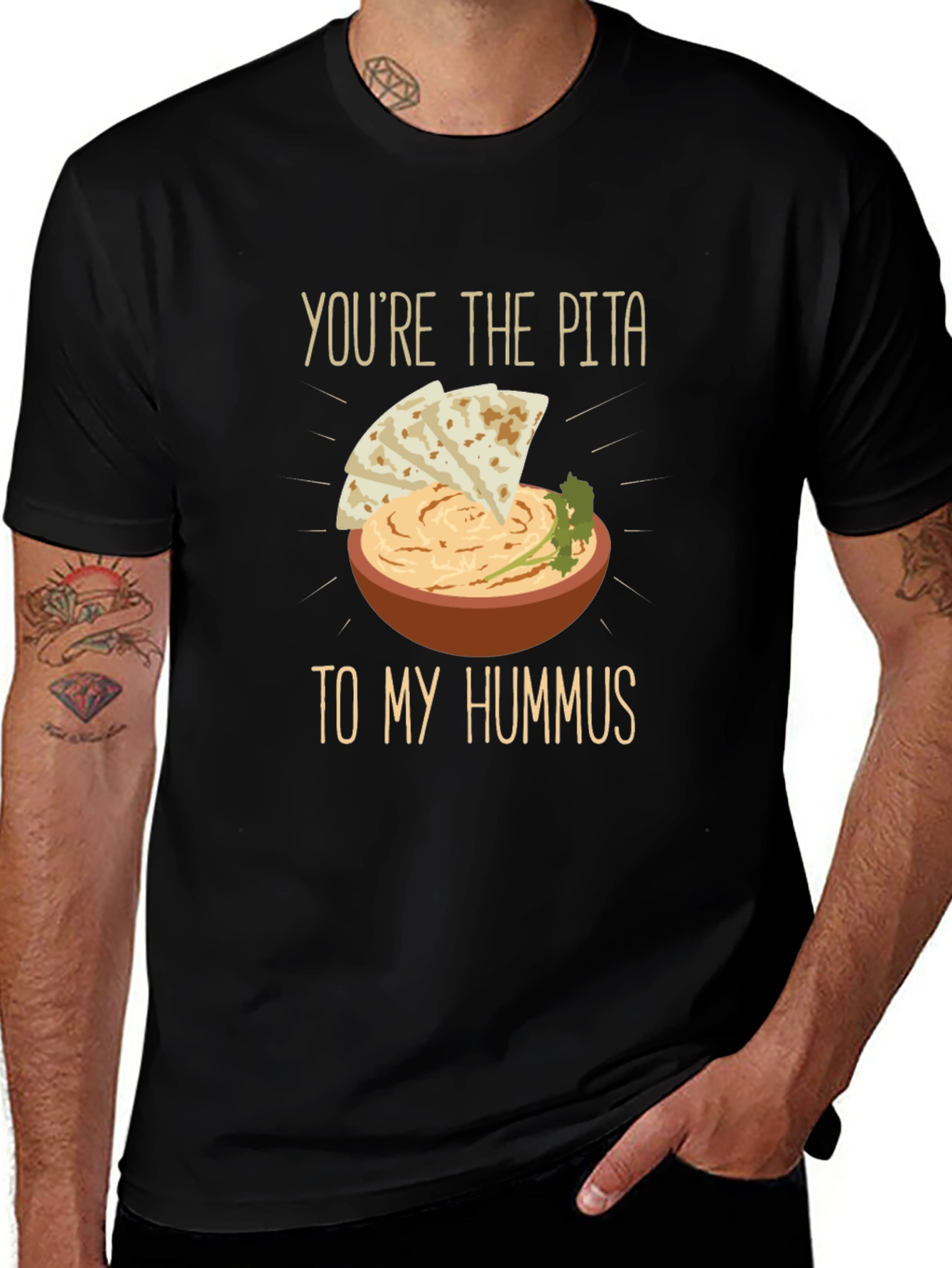 Pita to my Hummus T-Shirt - Foodie Love Tee