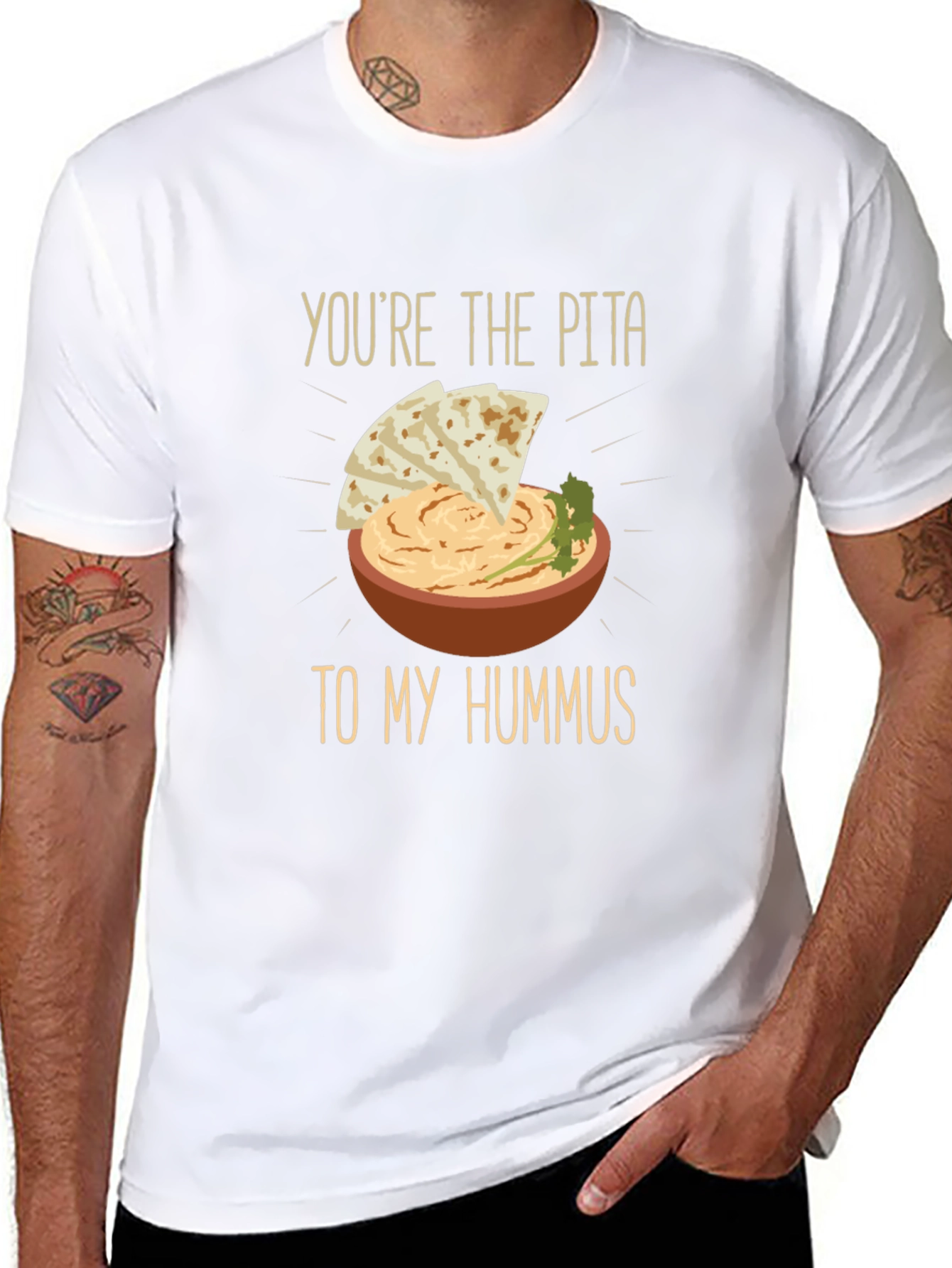 Pita to my Hummus T-Shirt - Foodie Love Tee