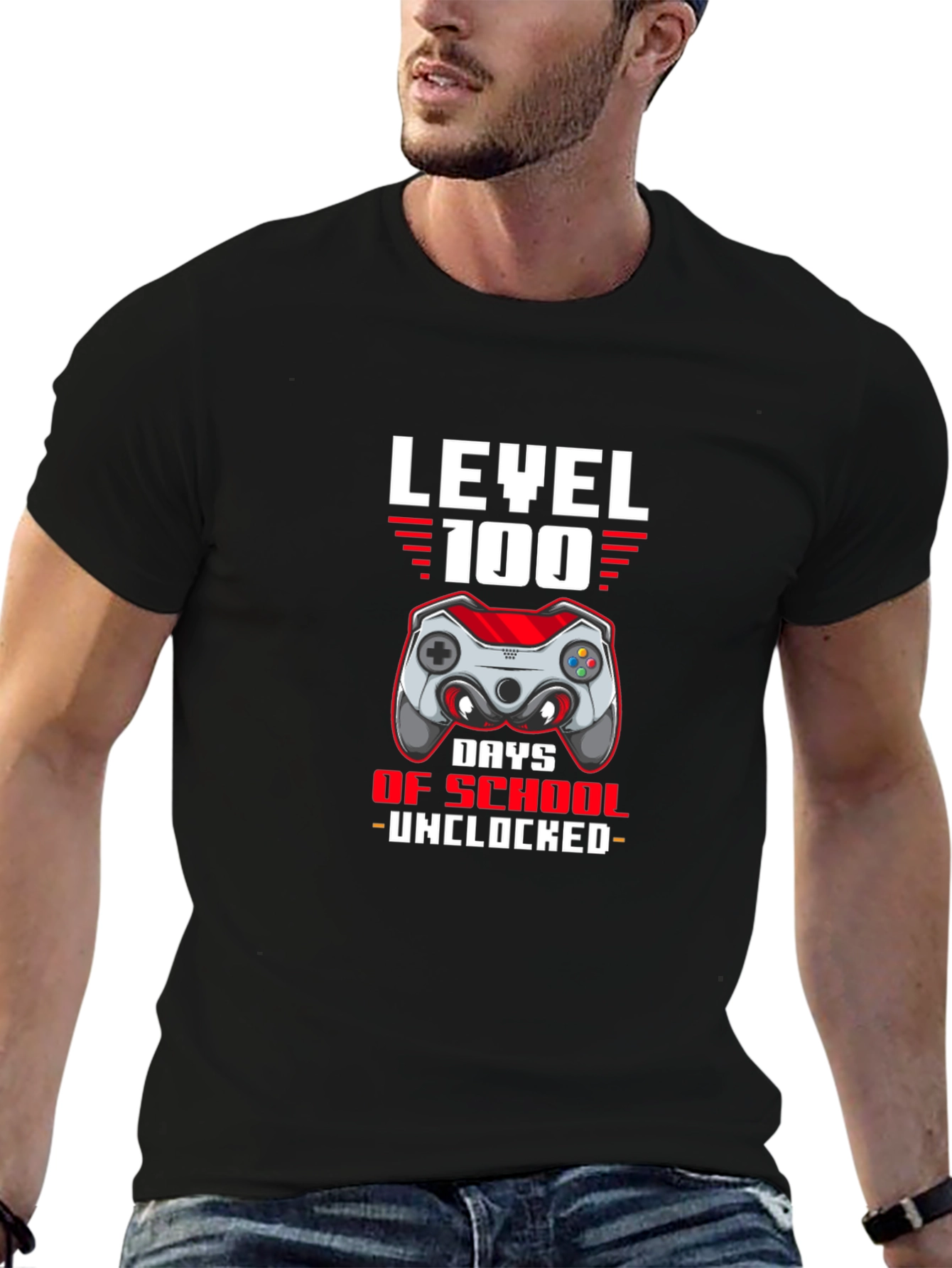 Level 100 Days of School Unlocked T-Shirt