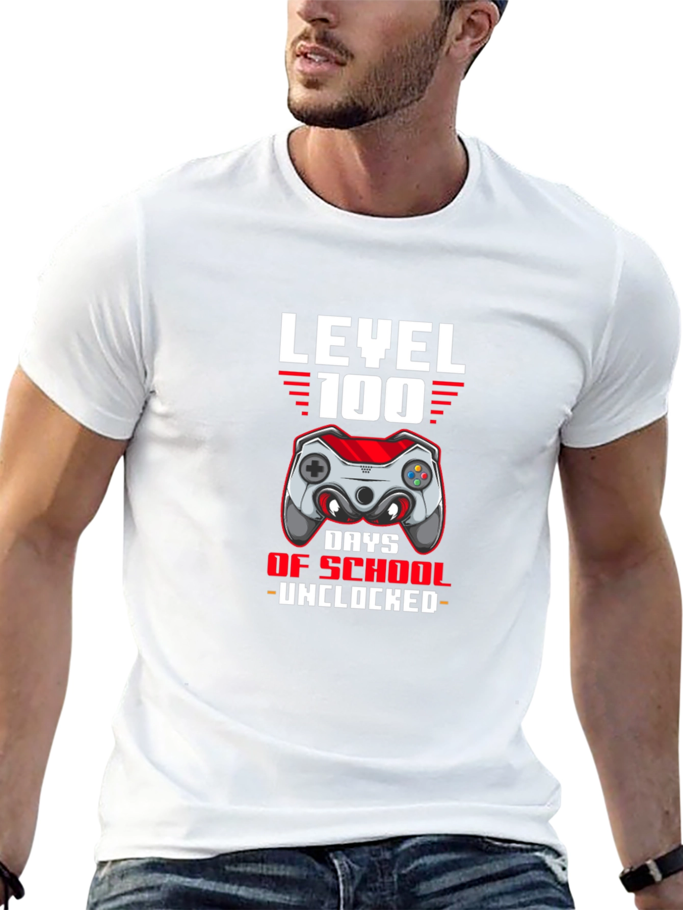 Level 100 Days of School Unlocked T-Shirt